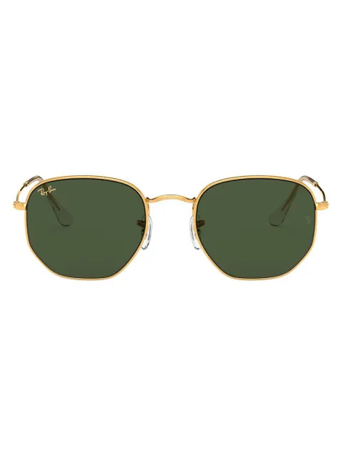 hexagonal-frame sunglasses | Farfetch Global