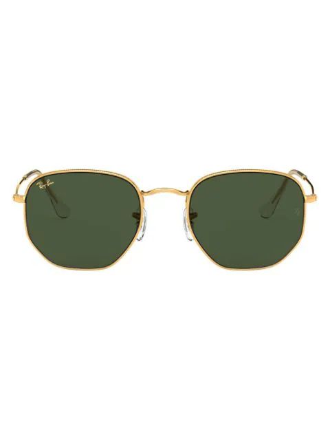 hexagonal-frame sunglasses | Farfetch Global