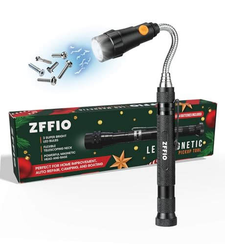 Gifts for Men Stocking Stuffers for Adults Christmas - Magnetic Flashlight Pickup Tool White Elephant Gifts for Adults Gifts for Men Who Have Everything Tools Him Dad Ideas Teens Husband Boyfriend | Amazon (US)