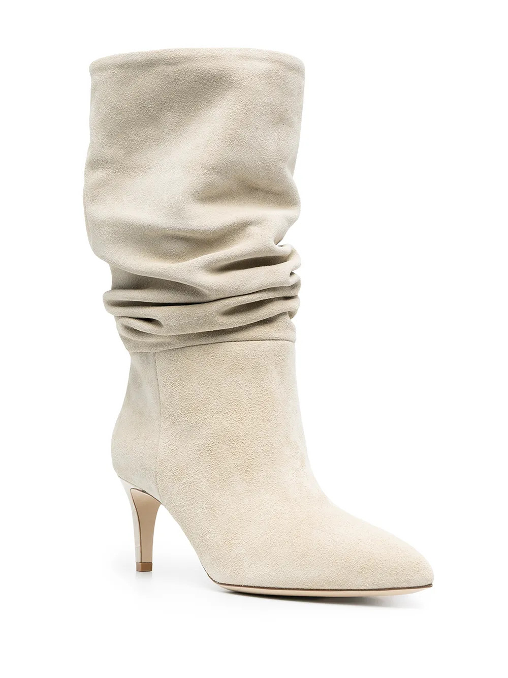 velour slouchy boots | Farfetch (US)