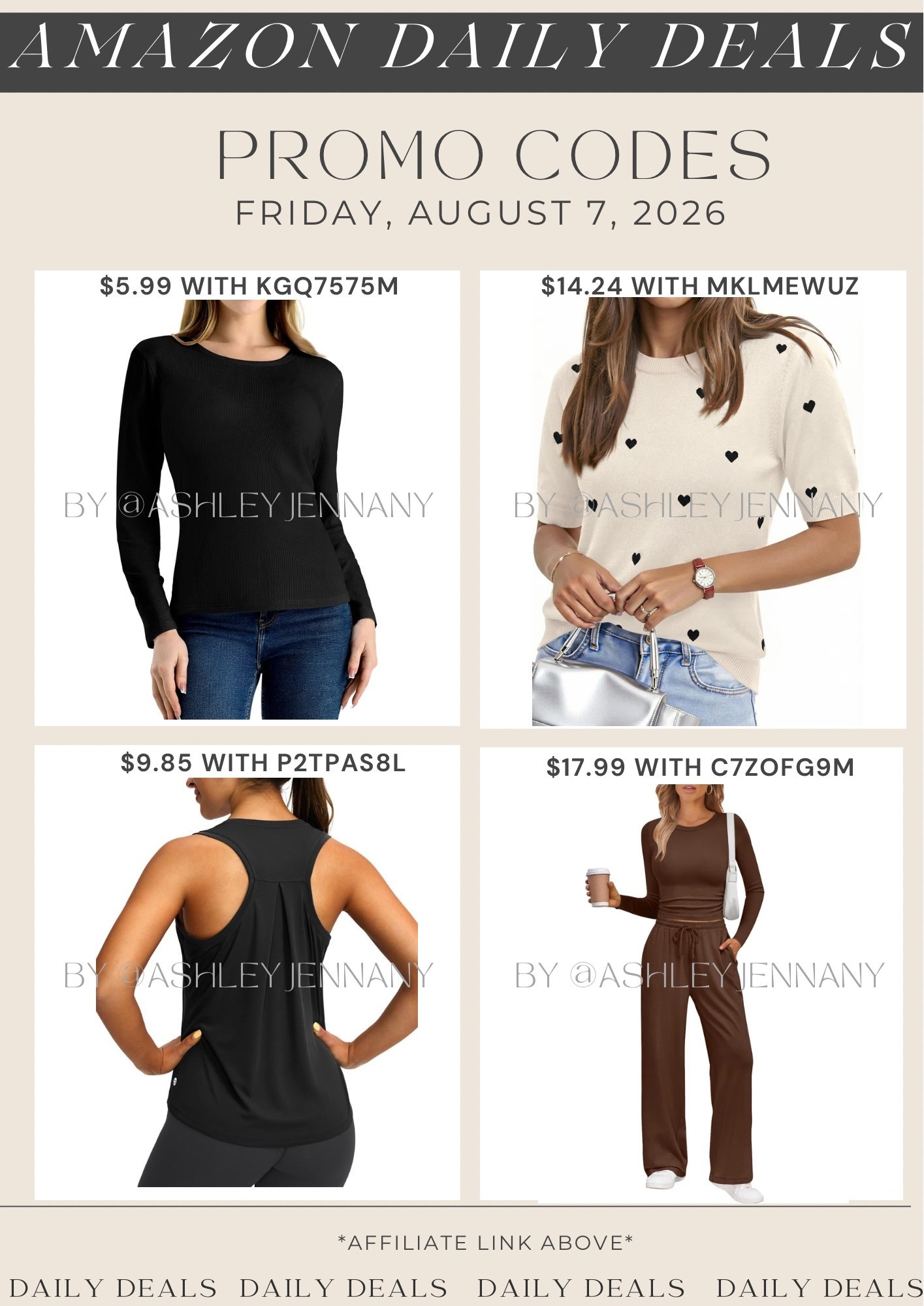 Amazon deals

#LTKSaleAlert #LTKMidsize #LTKSeasonal