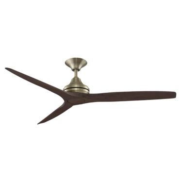 60" Indoor/Outdoor Metal and Wood Ceiling Fan | Shades of Light
