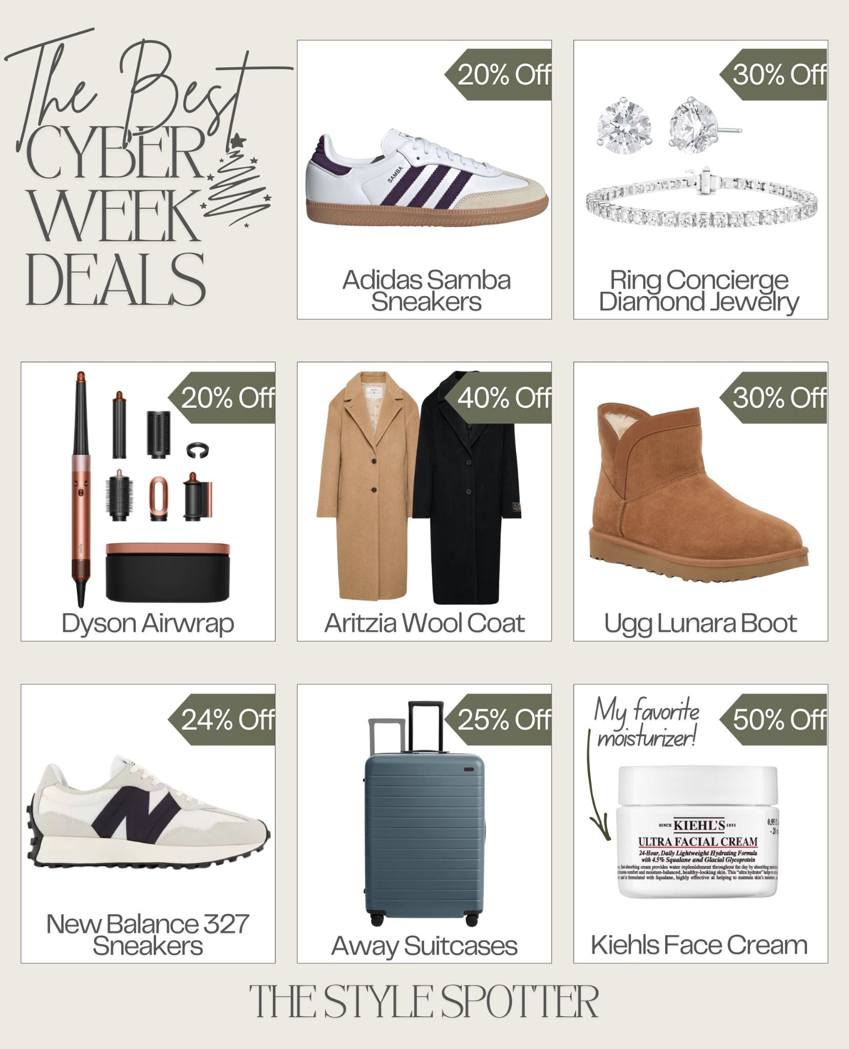 The Best Cyber Week Deals 💝 🎄 
Save big on everything from Uggs to Dyson to Diamond Jewelry. Here are the best Cyber Week deals (so far!) for gift giving or treating yourself.

#LTKHoliday #LTKGiftGuide #LTKCyberWeek