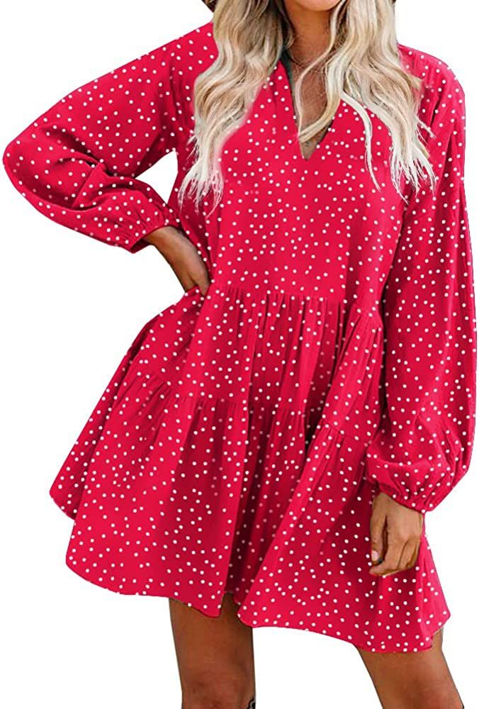 FANCYINN Women's Babydoll Juniors Tunic Dress with Pockets | Amazon (US)