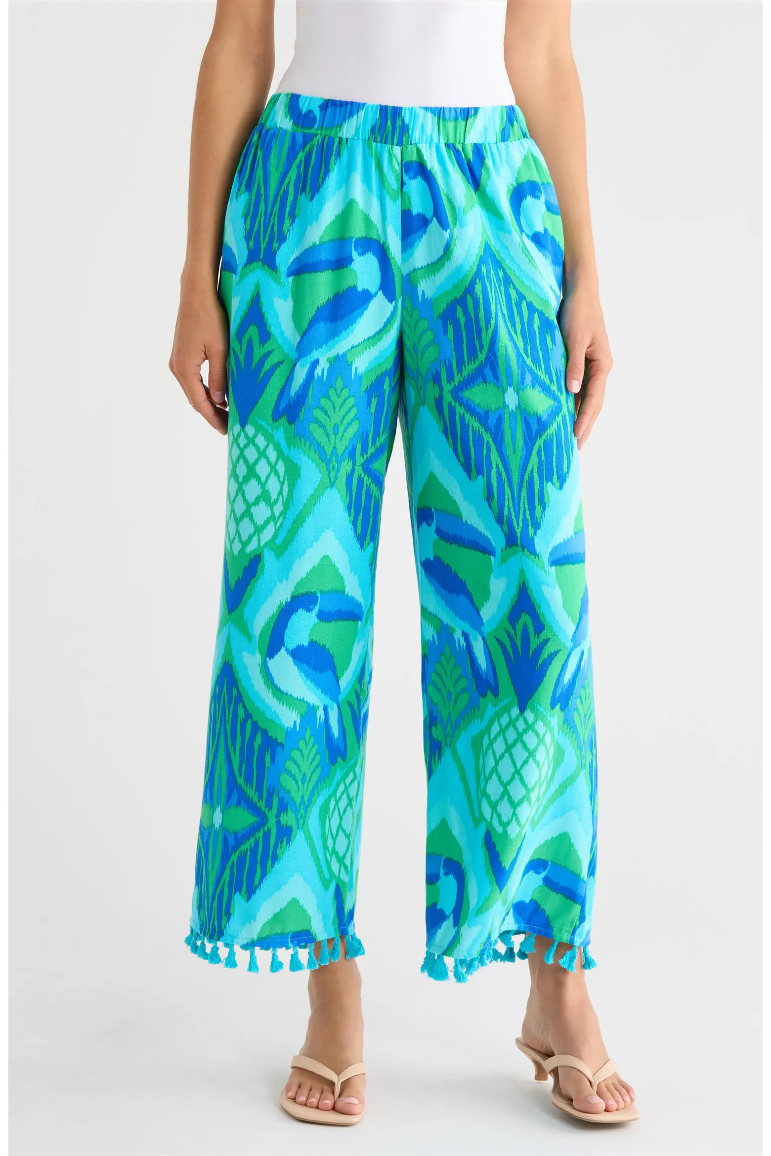 Blissy Tropical Hanie Flare Pants (Women) | Nordstrom | Nordstrom