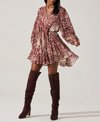 ASTR the Label Women's Marisela Long-Sleeve Dress - Macy's | Macy's