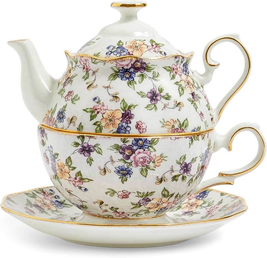 Royal Albert 100 Years Tea for One, 16.25oz, English Chintz 1940 | Amazon (US)
