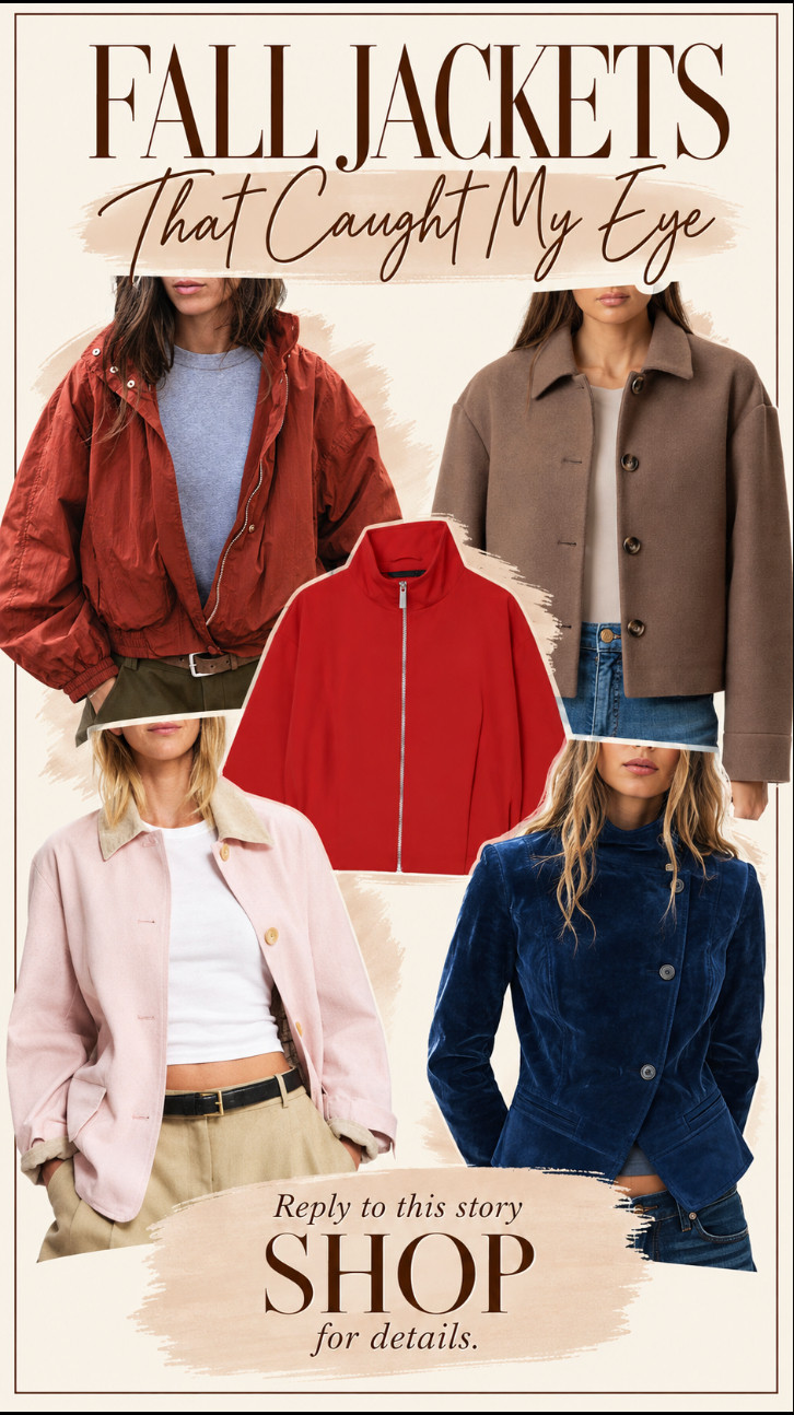 Fall jackets I'm loving!

#LTKSeasonal #LTKOver40 #LTKWorkwear
