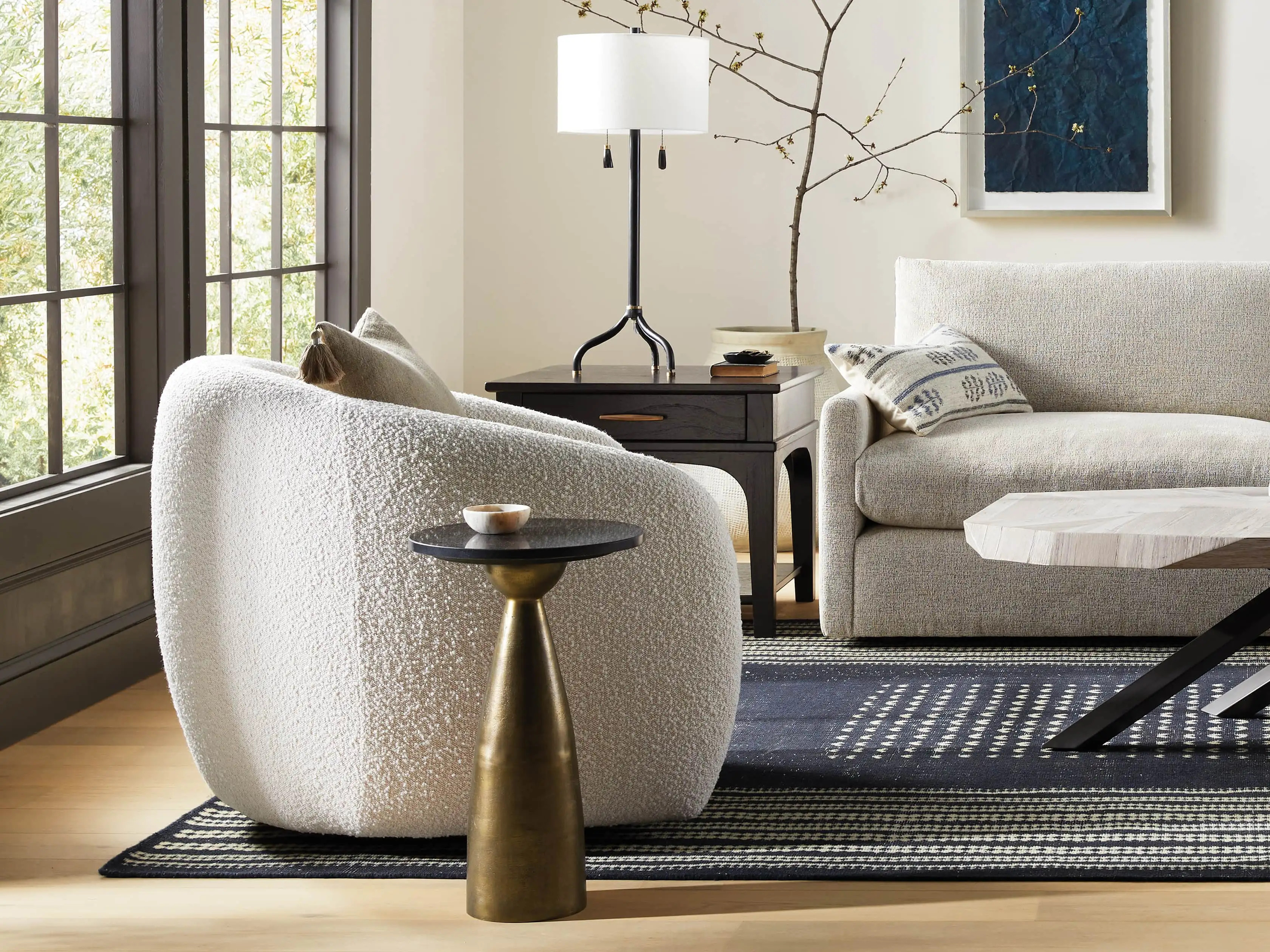 Fresno Swivel Chair | Arhaus