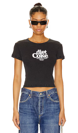 Diet Coke Baby Tee in Black Snow | Revolve Clothing (Global)