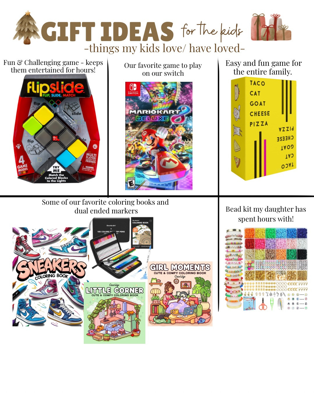 Got some fun gift ideas for the kids! From games to coloring books, these picks are all things my kiddos have loved. 

 #LTKGiftGuide #LTKHoliday #LTKSaleAlert