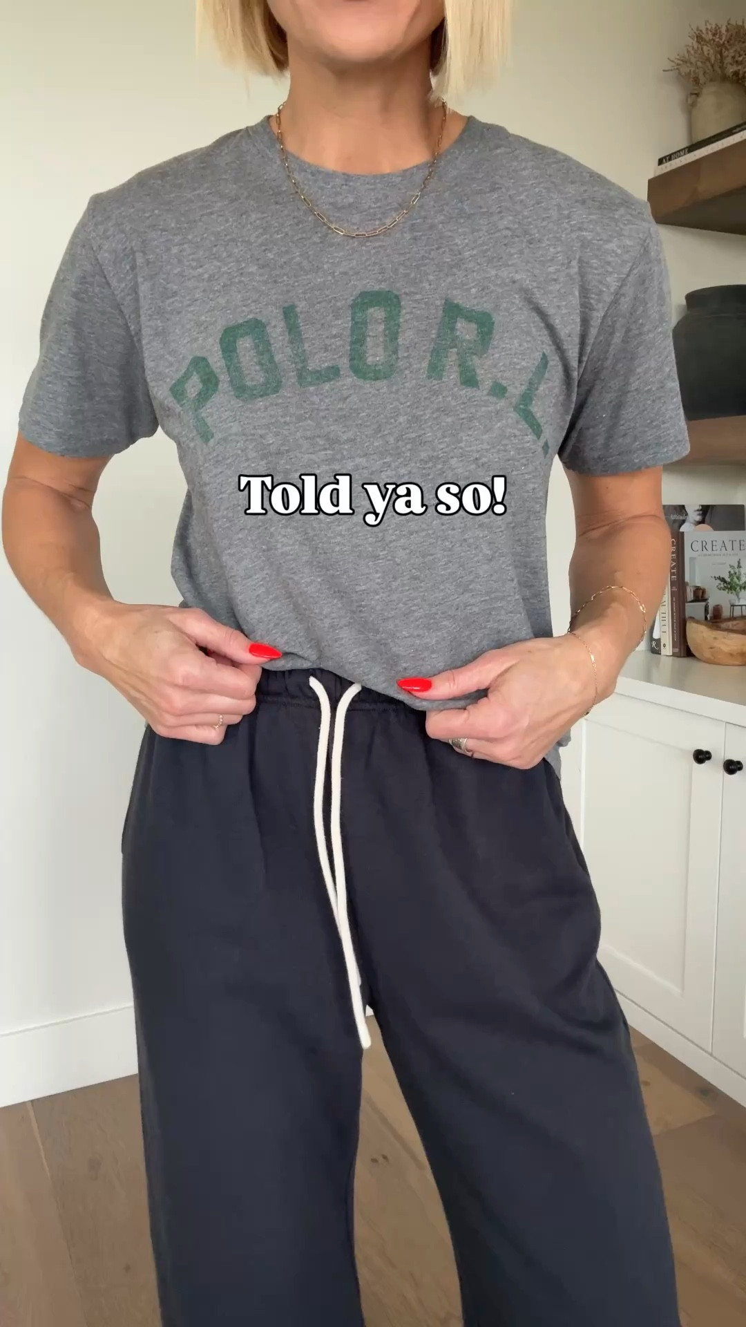 🚨 Black Friday sales are here ! 
I Found us the best wide leg sweats — currently 30-40% off (depending on the retailer )
I’m so impressed with the quality and fit. I’m wearing my true size medium, but consider sizing down if you’re shorter. They have plenty of room through the hips and waist. 
Paired with some of my favorite closet staples — this polo tee (promise it’s something you’ll reach for for years) this denim Sherpa jacket (🚨also on major sale !)that’s perfect for fallen winter and of course, my favorite sneakers and quilted carry all bag.
T-shirt and jacket fit true to size, I’m wearing a medium in both. Go down a half size and the Adidas sneakers. 

#LTKOver40 #LTKHoliday #LTKmomlife