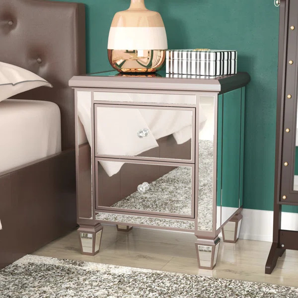 Laurine 2 Drawer Nightstand | Wayfair North America