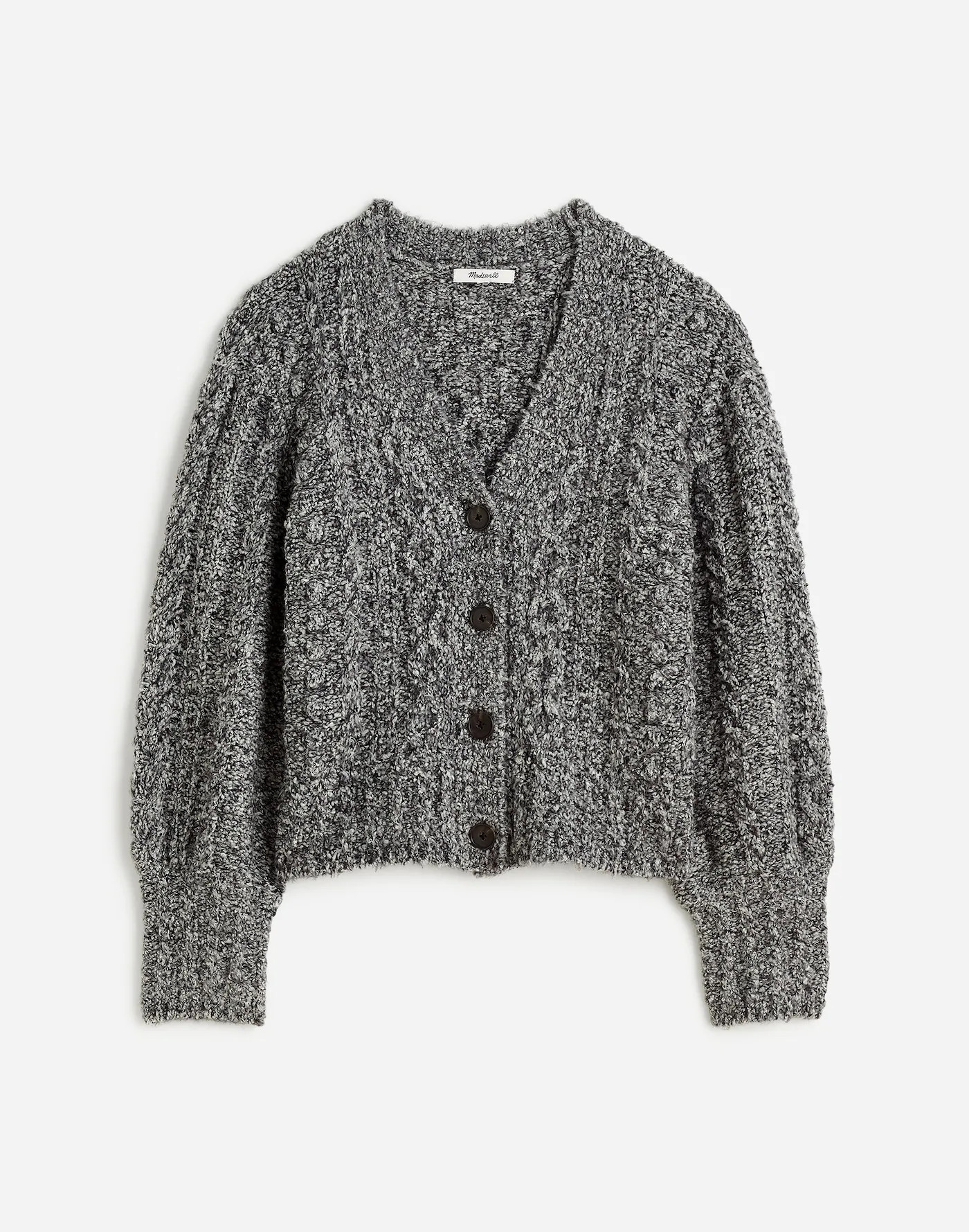 Cable V-Neck Cardigan | Madewell | Madewell