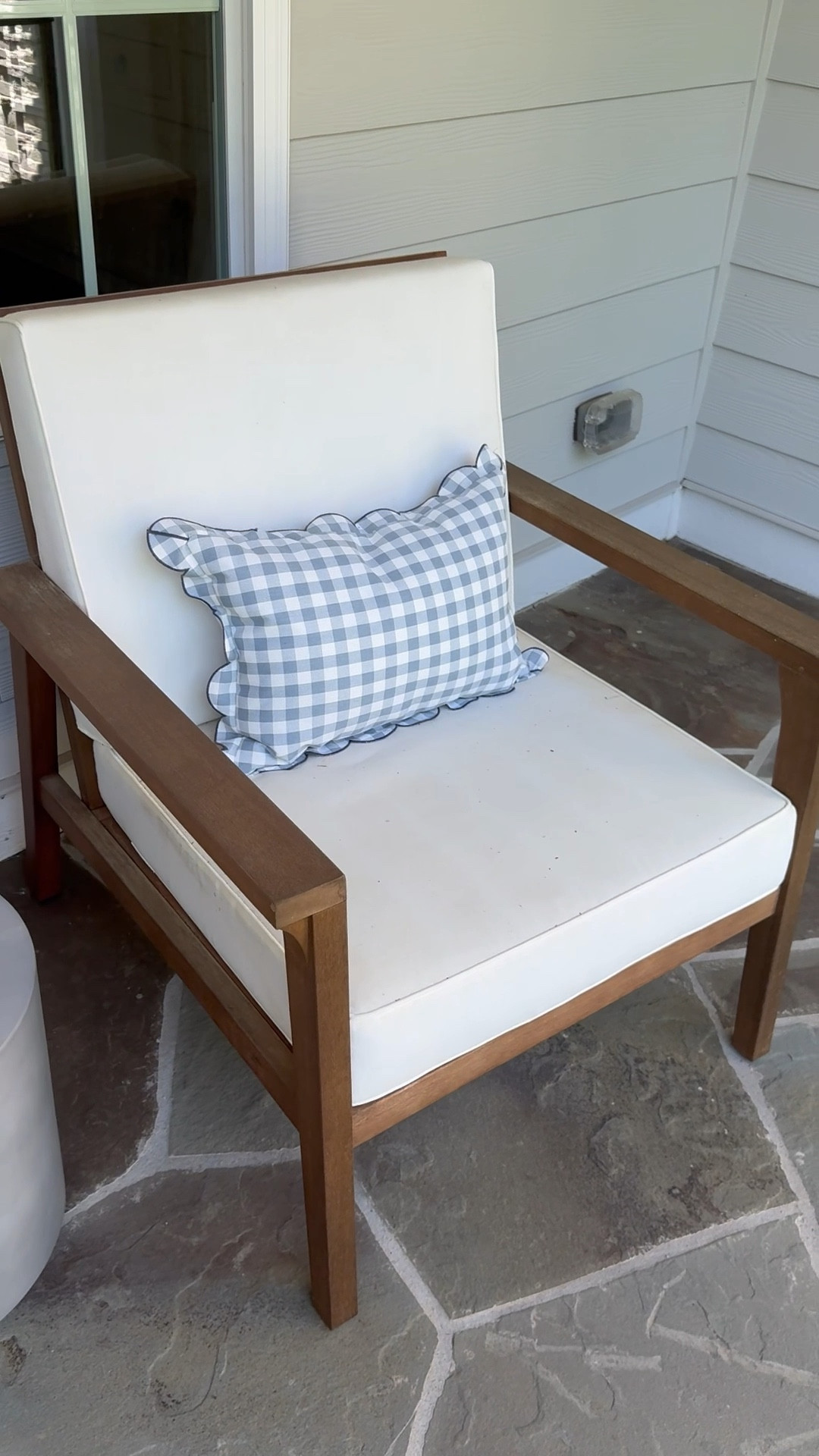 The cutest little blue gingham outdoor pillows for spring. Only $15. 

Outdoor pillows. Outdoor patio. Outdoor decor. Patio chairs. Threshold design with Studio McGee. Spring decor. 

#LTKHome #LTKFindsUnder100