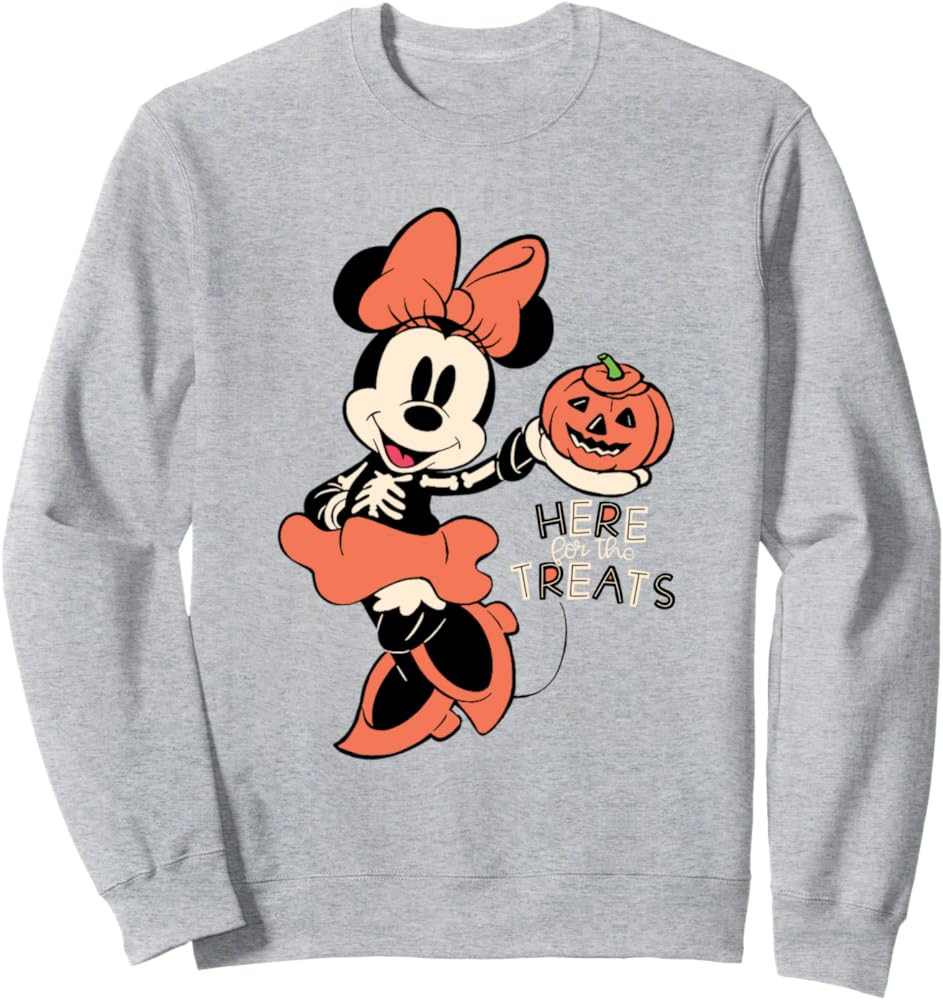 Disney Mickey Mouse and Friends Halloween Pumpkin Sweatshirt | Amazon (US)