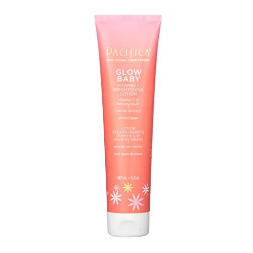 Pacifica Body Lotion Glow Baby Vitamin C Moisturizer - for Skin Brightening - w/Superfood Plant Extracts & Vitamin C & E Care Clean Beauty Vegan & Cruelty-Free Dermatologist Tested | Amazon (US)