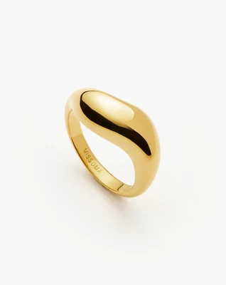 Savi Signature Stacking Ring | 18ct Gold Vermeil | Missoma UK