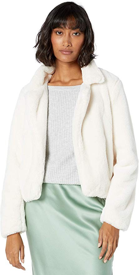 [BLANKNYC] Women's Faux Fur Jacket Outerwear | Amazon (US)