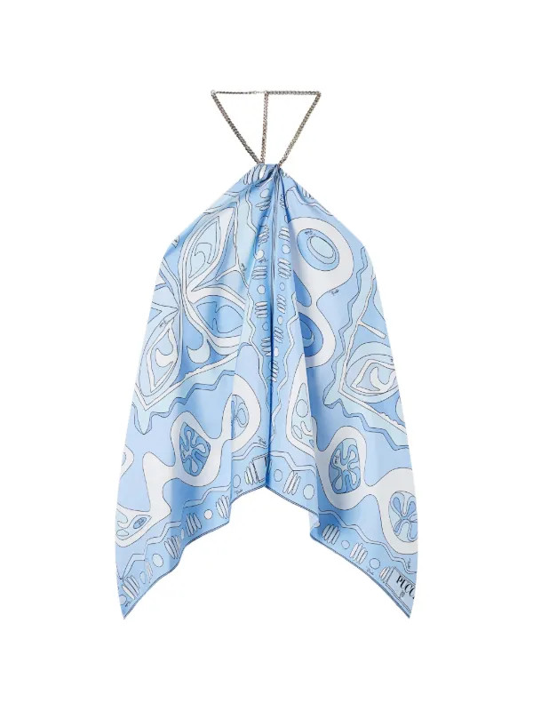 Angoli-print chain top | Farfetch Global