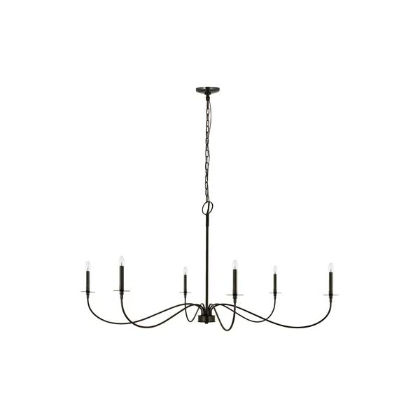 Ajmer 6 - Light Dimmable Classic / Traditional Chandelier | Wayfair Professional