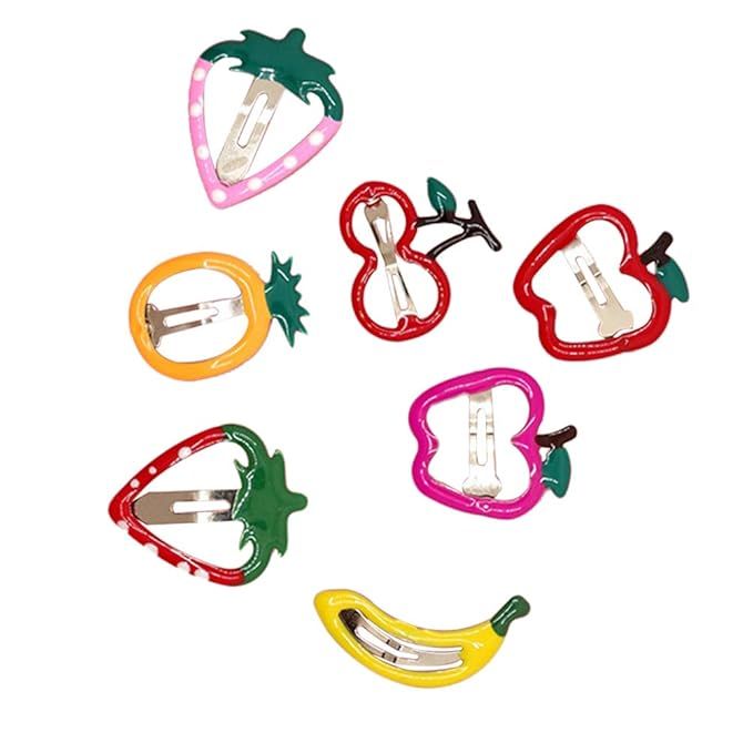 Lurrose 14pcs Hair Clip for Kids with Fruit Shape Hair Barrette for Girls | Amazon (US)