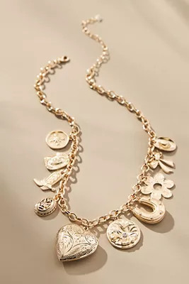 Chunky Western Charm Necklace | Anthropologie (US)