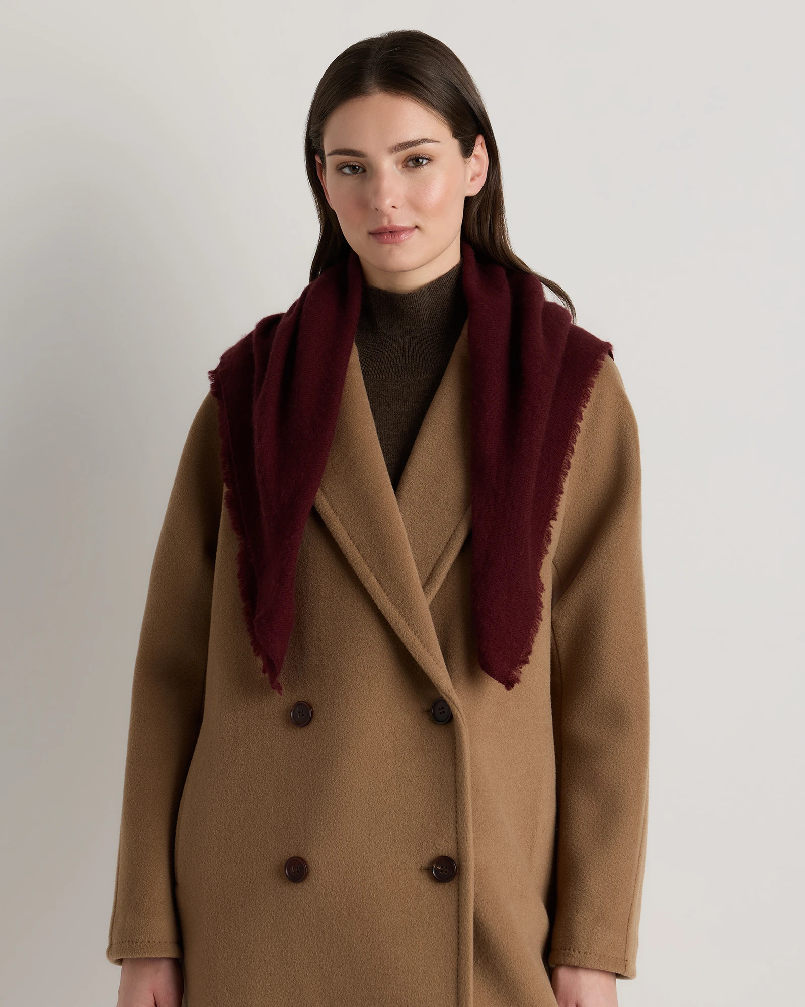 Mongolian Cashmere Square Scarf | Quince