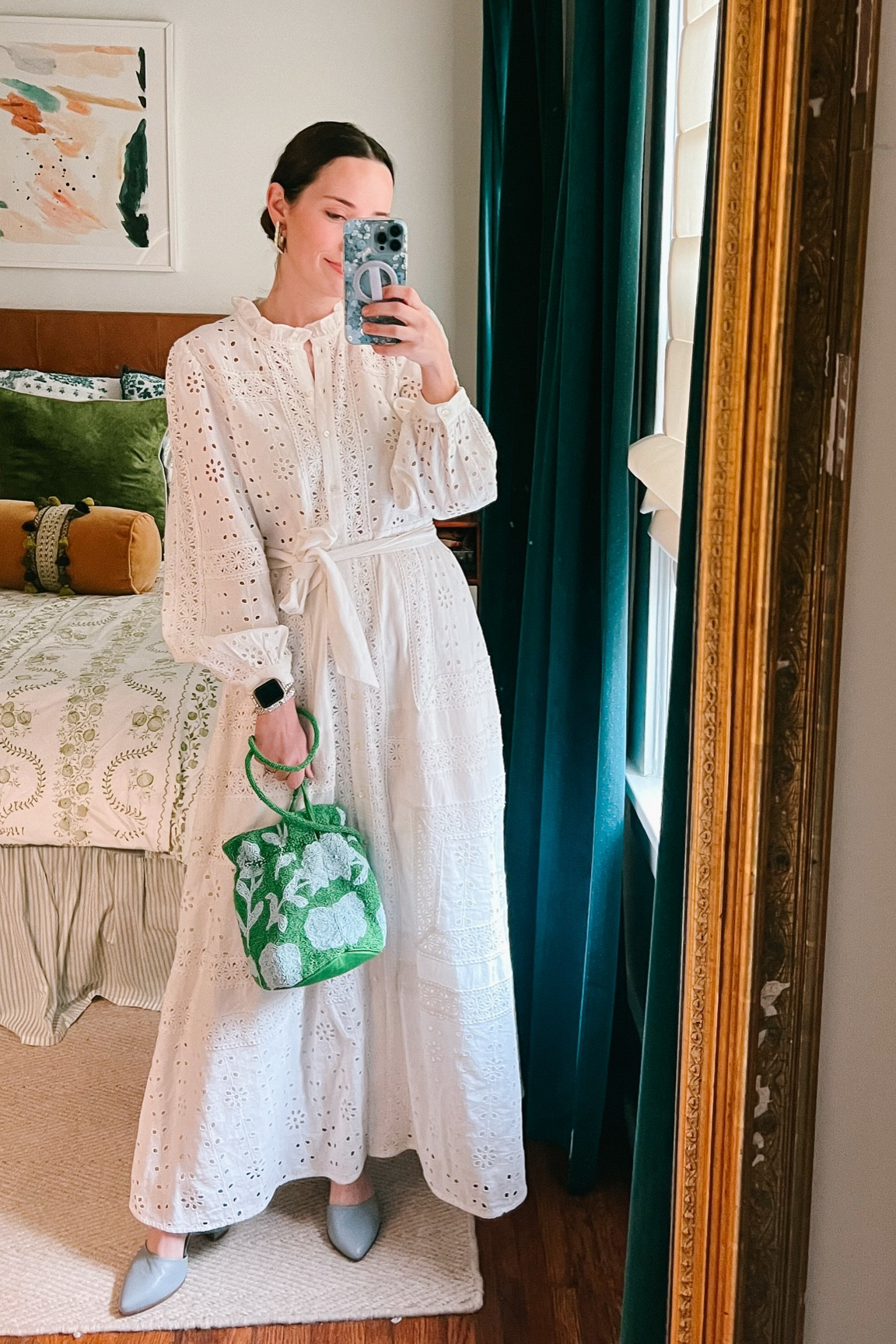 White eyelet Sezane dress 

#LTKStyleTip #LTKWedding #LTKSeasonal