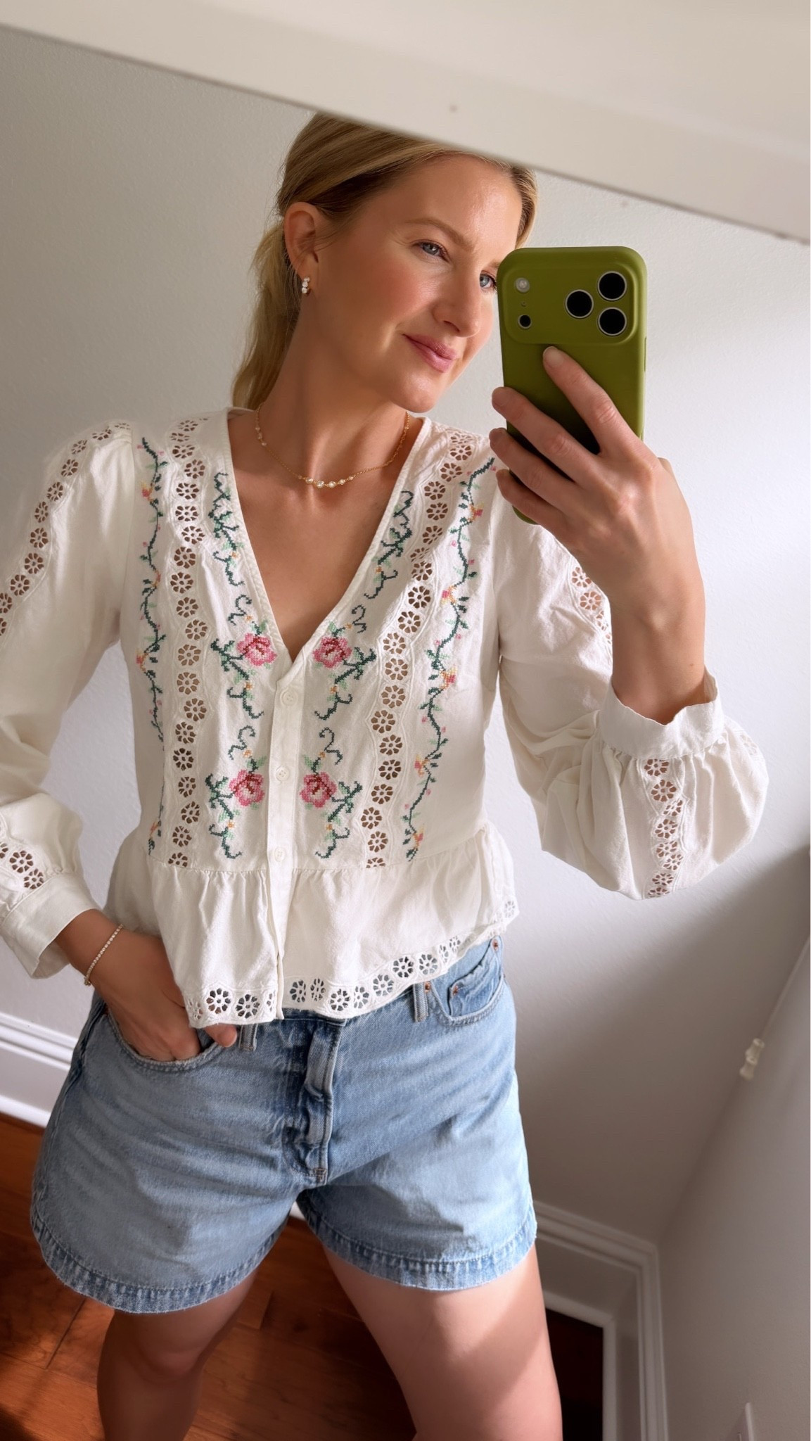 the prettiest floral blouse 🌸

#LTKootd #LTKdayinmylife #LTKgrwm