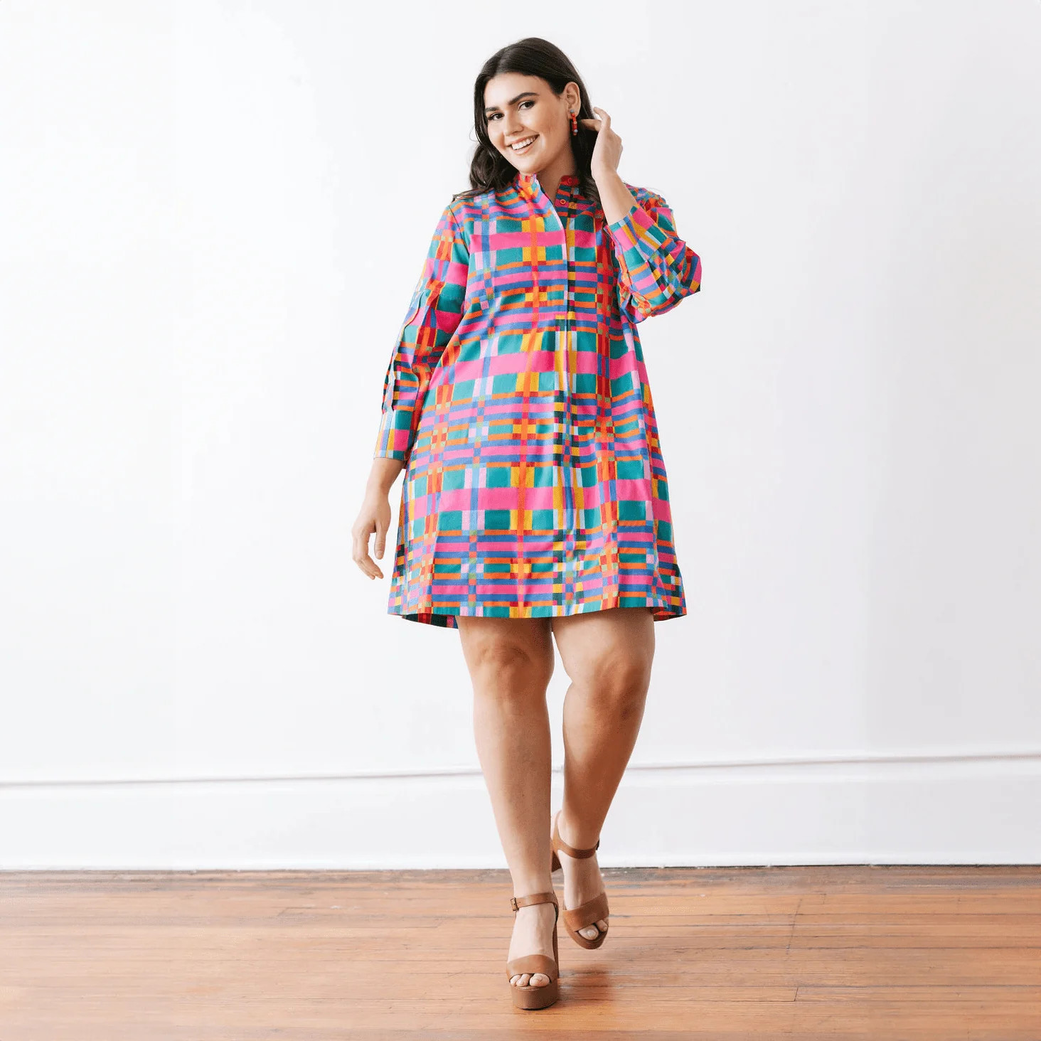 Que Paso Plaid Milly Dress | Sunshine Tienda