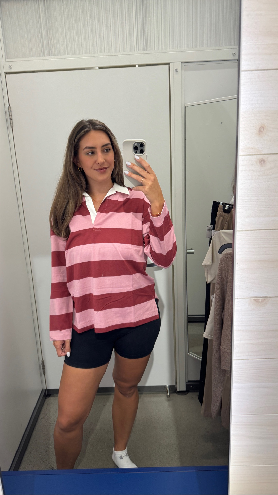 Fall causal outfits old navy try on haul. Rugby striped polo top athletics trousers and bolero sweater. 

I ordered the trousers in a size tall

#LTKTall #LTKU #LTKFallSale