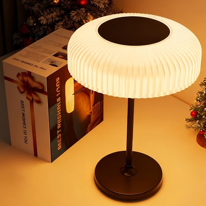 Solar Outdoor Table Lamp - Waterproof Shower Lamps with Light Sensor, Touch Dimmable Cordless Tab... | Amazon (US)