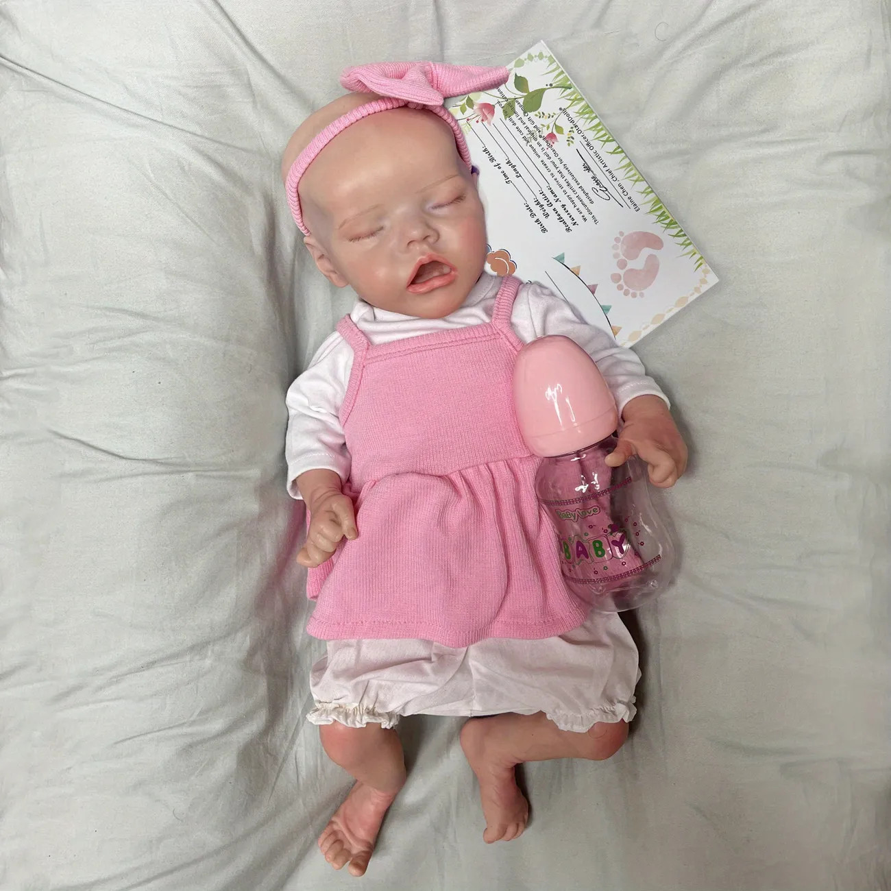 18 Painted Girl Twins A Reborn Dolls Full Soft Solid Silicone Finished Realistic Sleeping Newborn... | Temu Affiliate Program