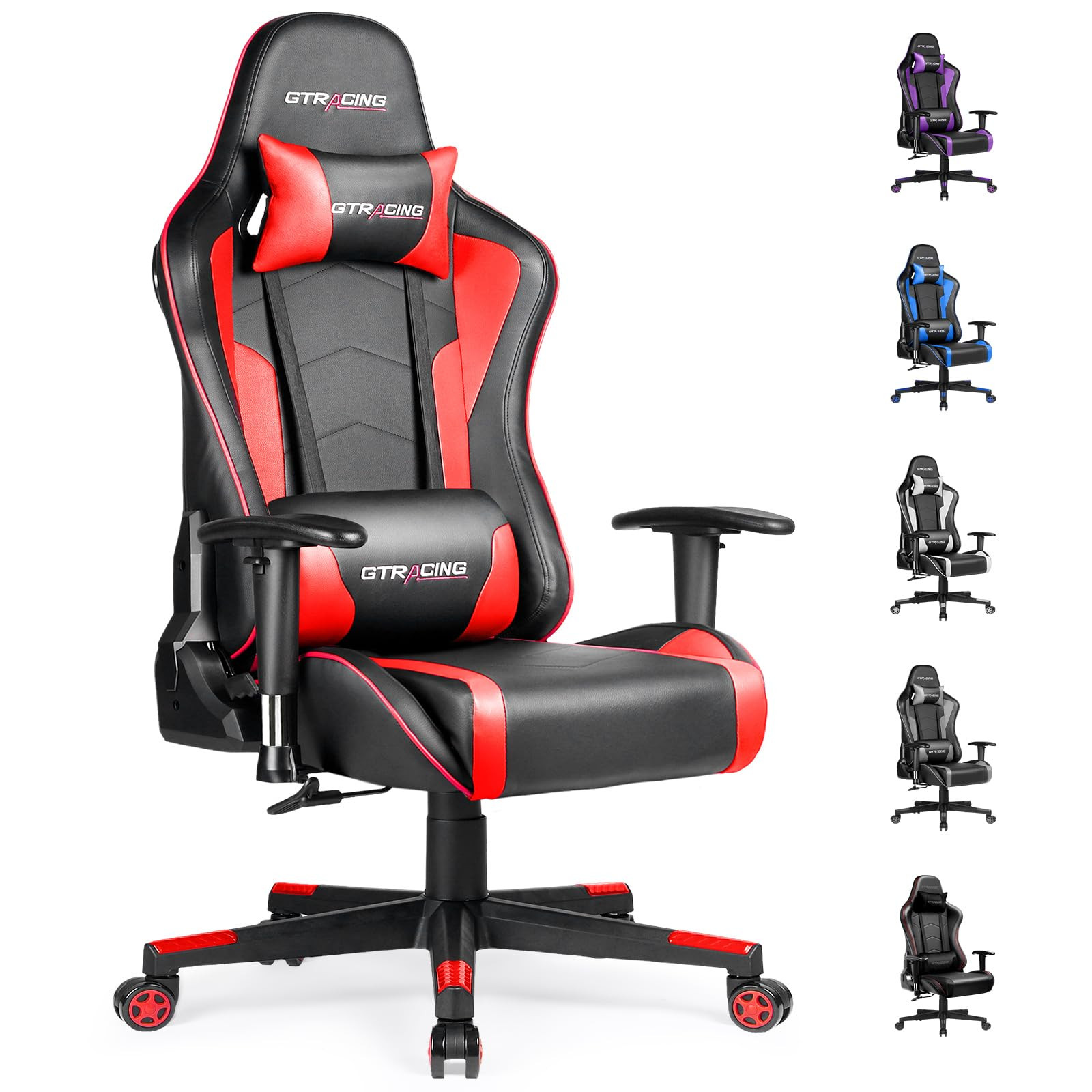 GTRACING Gaming Chair with Speakers Bluetooth Music Video Game Chair Audio Ergonomic Design Heavy... | Amazon (US)