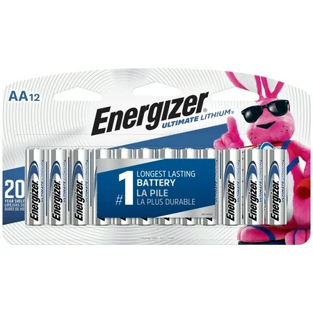 Energizer Ultimate Lithium AA Batteries (12 Pack), Double A Batteries | Walmart (US)