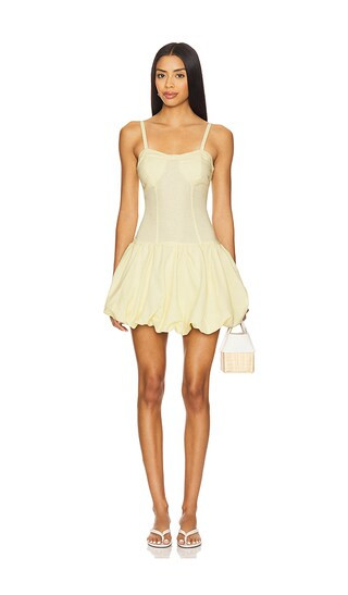 Bubble Mini Dress in Bread and Butter | Revolve Clothing (Global)