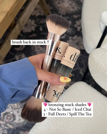 BRE15 for 15% off! Love this brush for blending cream bronzer & setting with powder - it’s back in stock! Shade 4 in the bronzer is in stock & I use that most days! 

#LTKsalealert #LTKbeauty