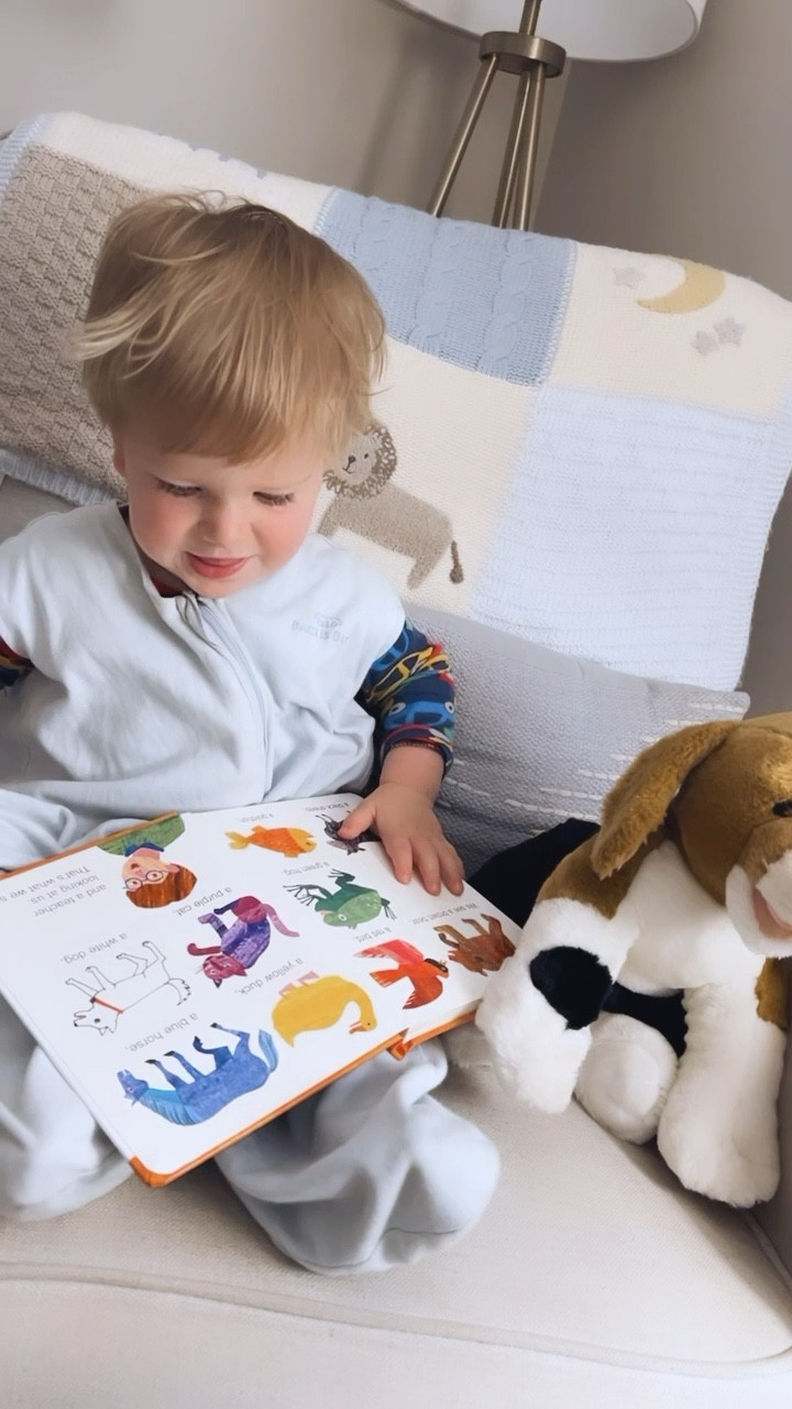 love this little book-lovin’ baby bear 🐻!! 📖📚 he lovessss brown bear brown bear and pointing to all of his animals, which was one of my favorite books tk teach back when I was teaching 3K 🍎🥰

#LTKhome #LTKfamily #LTKbaby