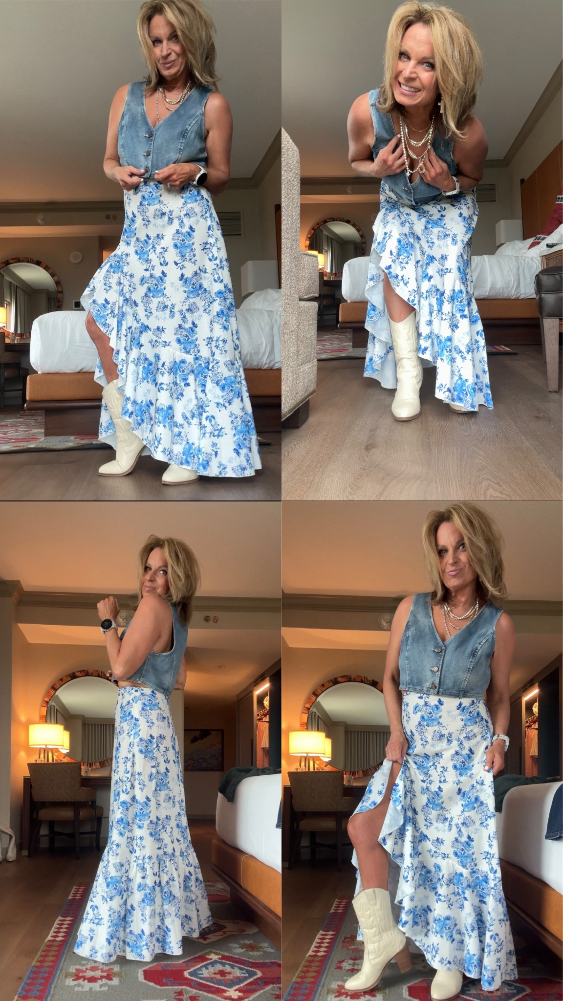 When in Texas!! 
Vest & Skirt Size Medium 

#LTKdayinmylife #LTKOver40