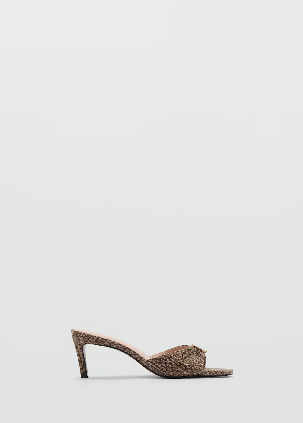 Heeled sandals with metallic detail - Women | MANGO United Kingdom | MANGO (UK)