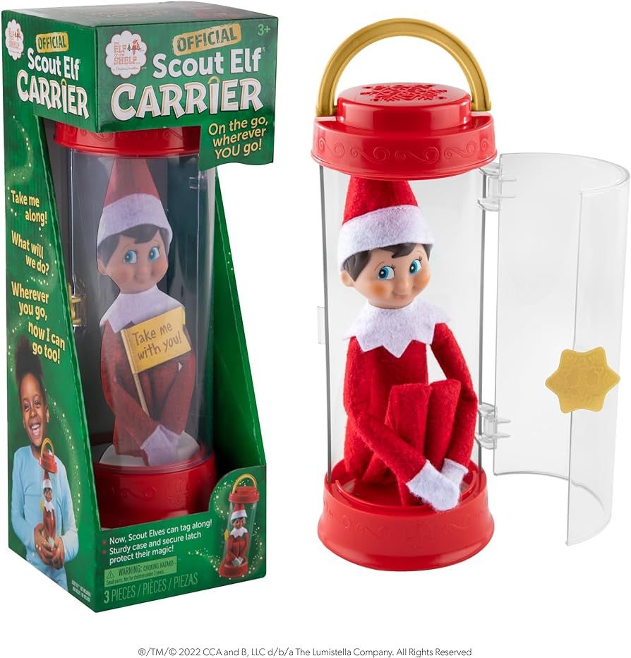 The Elf on the Shelf Scout Elf Carrier The Official Carrier from The North Pole for Scout Elf Fam... | Amazon (US)