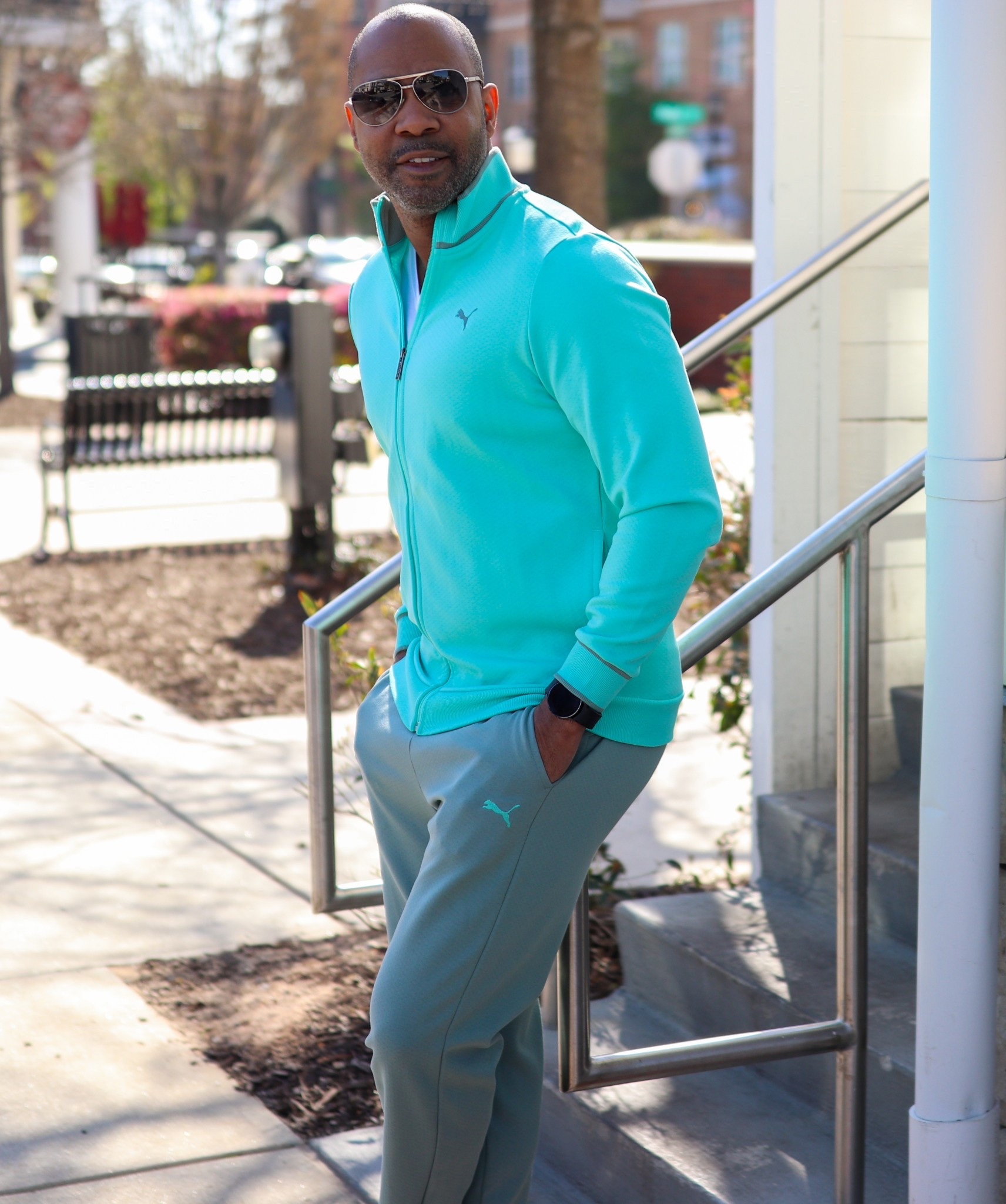 Alright, hit 'em with the spring vibes. ☀️

Picked up this vintage-inspired Puma tracksuit, and it'll have you ready for spring time.

Comfort level: expert. 😎 Throwing it back while staying fresh. 
.
.
.
.
 #ootd #springstyle #tracksuitlife #casualstyle #streetwear  #everydaystyle #photooftheday #instaphoto #instagood  #mrmichaelbrown #models #explorepage #explore  #mensfashion #mensstyle #menswear #fashion #comment4comment #style #styleblogger #styleinspiration #ltkmens #ltkspringsale #macys