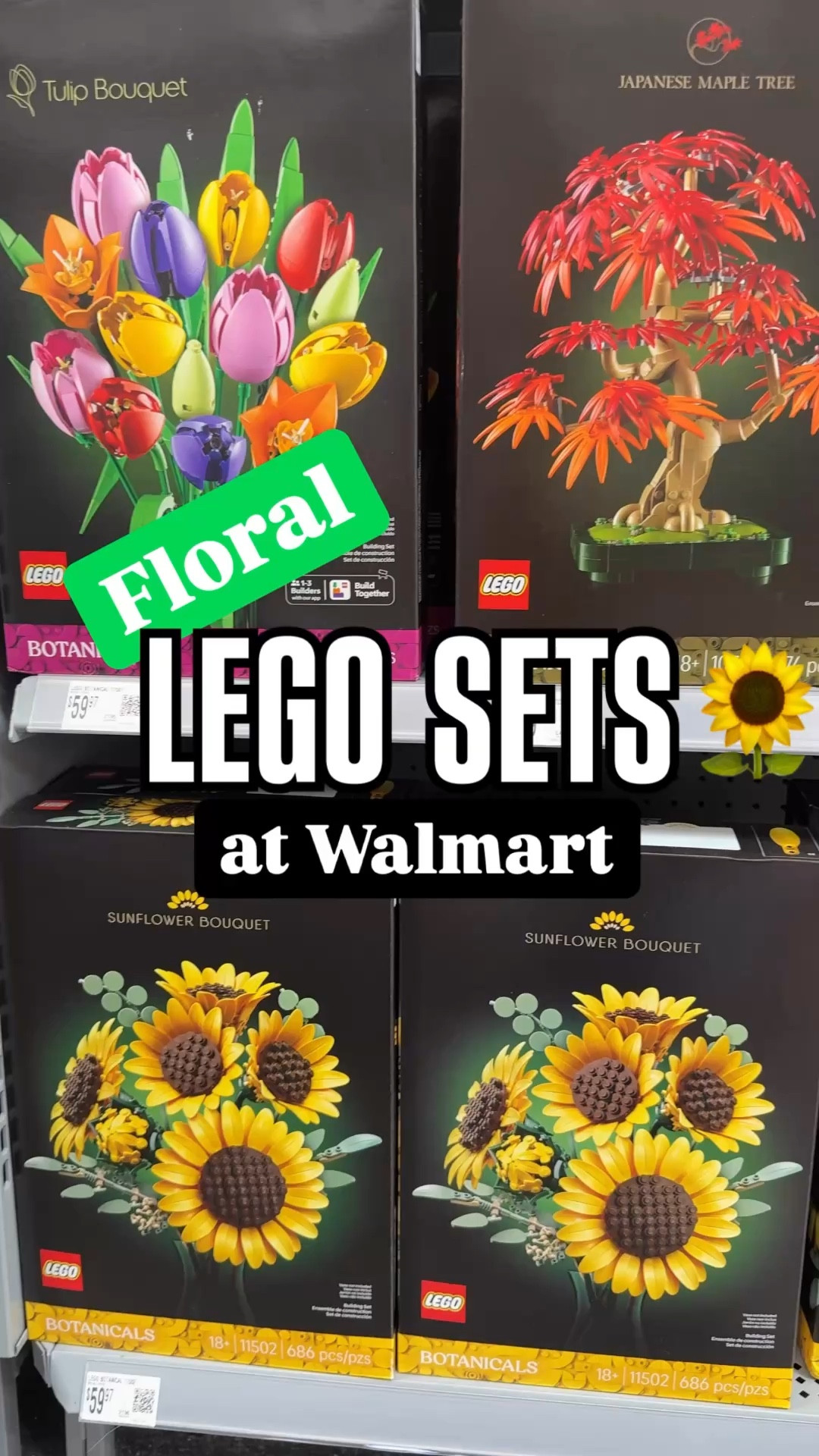 Floral Lego sets at Walmart! Great hobby or fun for the family! Use these as decor or gift them. 😊


#LTKSeasonal #LTKHome