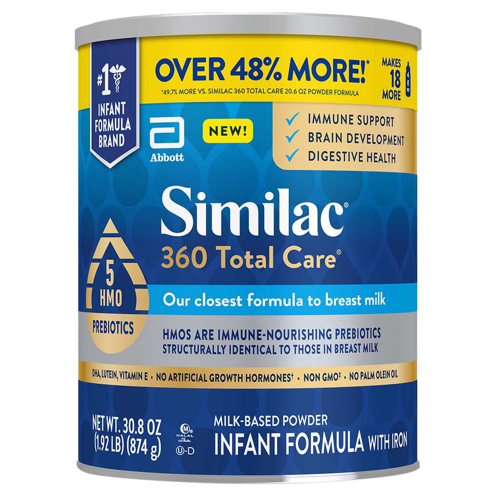 Similac 360 Total Care Infant Formula Powder, 30.8-oz Tub - Walmart.com | Walmart (US)