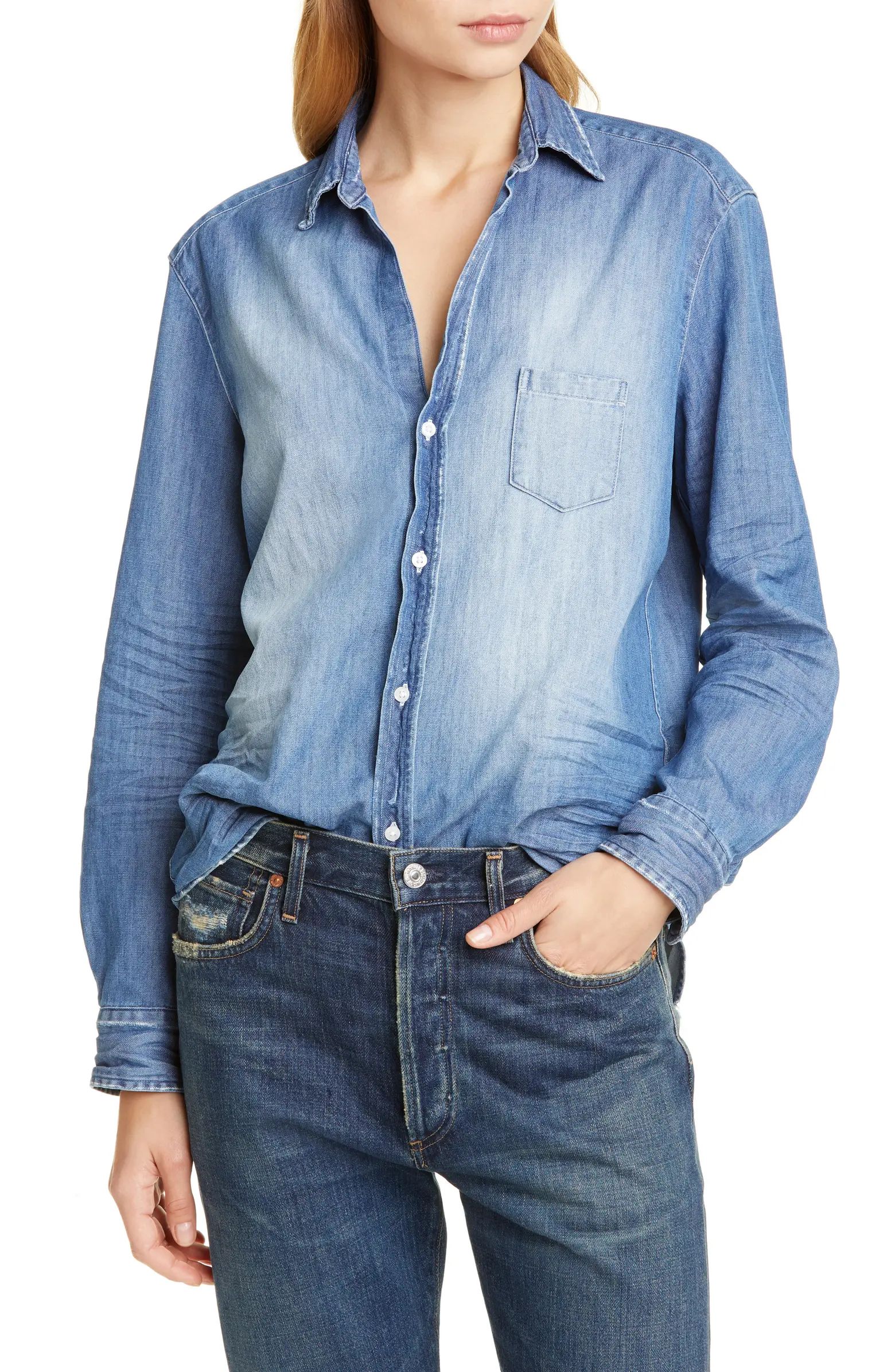 Eileen Cotton Denim Shirt | Nordstrom