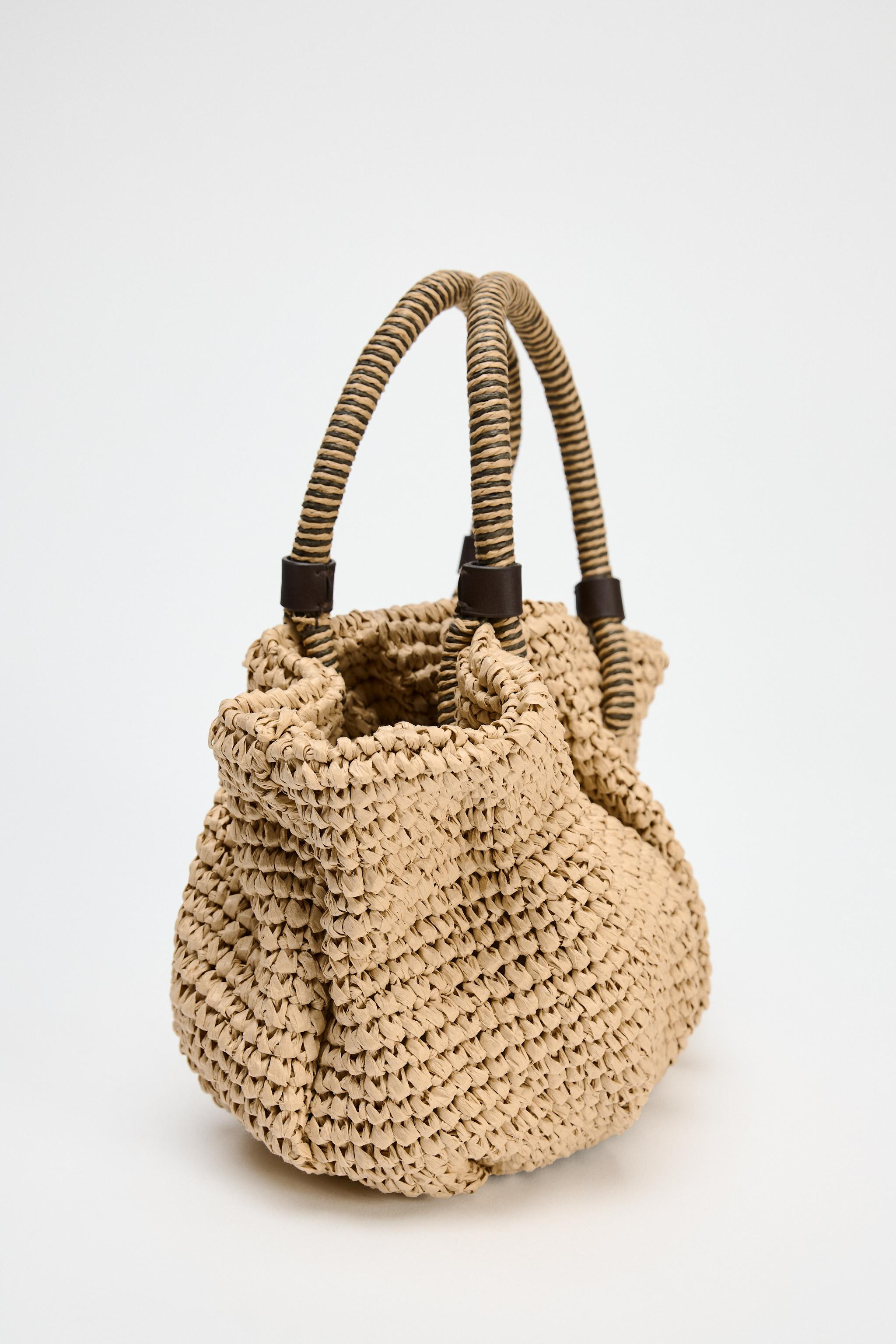 BRAIDED MINI BUCKET BAG | Zara US