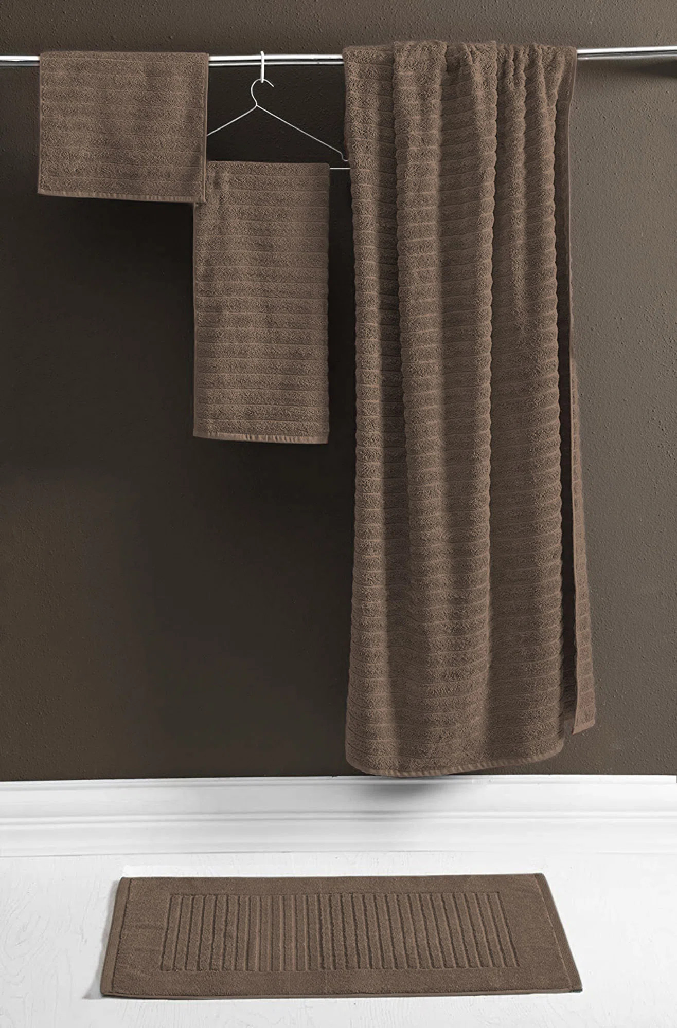 Fralick %100 Turkish Cotton  Bath Sheet Towel Set - 3 Piece  (Set of 3) | Wayfair North America