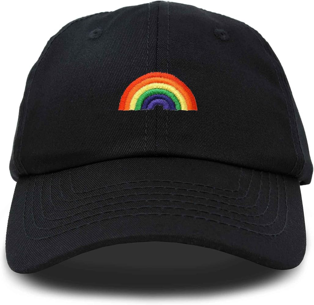DALIX Rainbow Baseball Cap Womens Hats Cute Hat Soft Cotton Caps | Amazon (US)