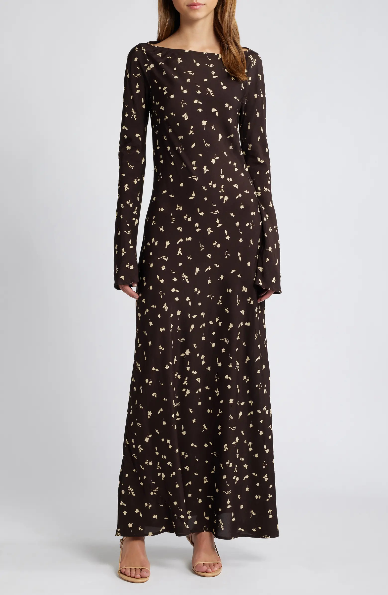 Faithfull the Brand Lilou Floral Long Sleeve Jersey Maxi Dress | Nordstrom | Nordstrom